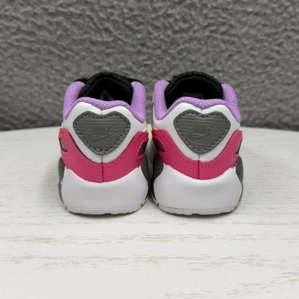Nike Air Max 90 Shoes Infant Size 4C Laser Orange Hyper Pink Sneakers DM8688-100